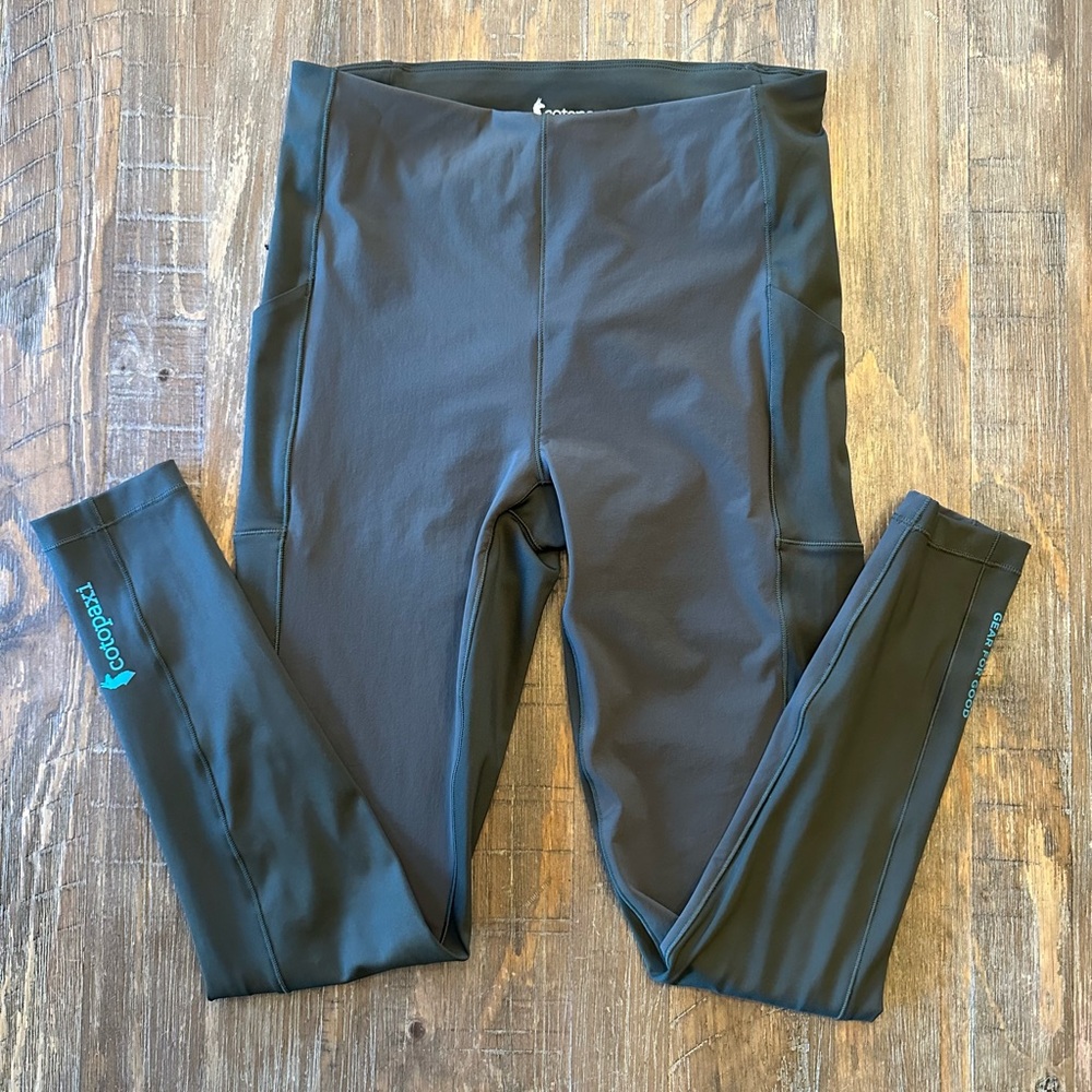 Cotopaxi Women's Leggings Olive Green Size Medium